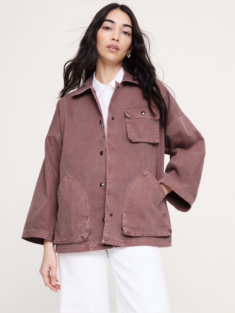 Banana Republic WASHED COTTON CHORE JACKET